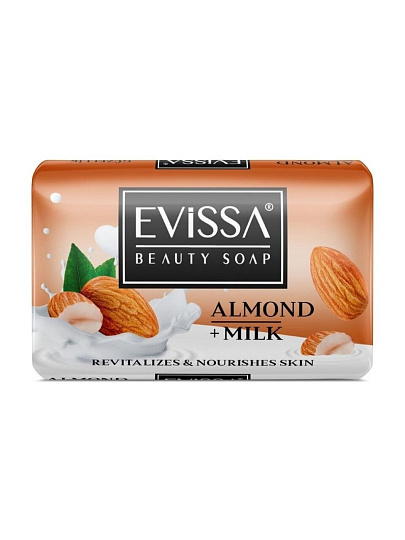 Мыло Evissa, Миндаль + Молоко, 125 г