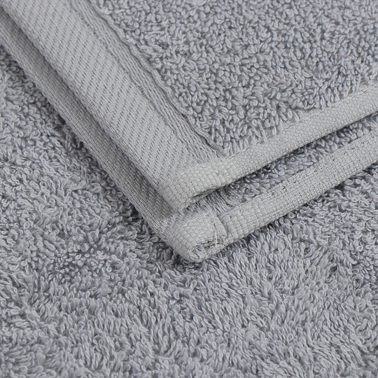 Полотенце банное 50х90 см, 100% хлопок, 500 г/м2, Виола, Bella Carine, серо-голубое, Турция, FT-3-50-0611