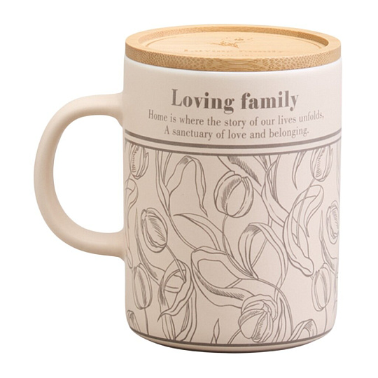 Кружка фарфор, 400 мл, Loving Family, Lefard, 756-480