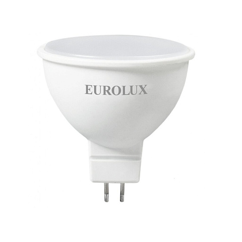Лампа светодиодная GU5.3, 7 Вт, 60 Вт, 220-240 В, рефлектор, 2700 К, свет теплый белый, Eurolux
