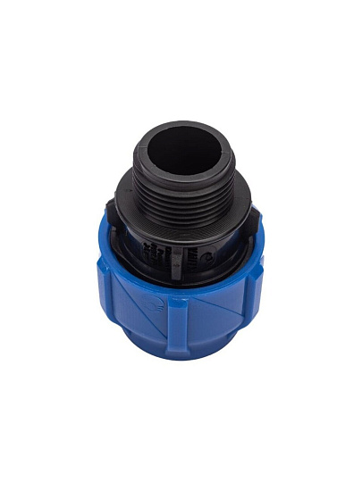 ПНД муфта d25х3/4", наружная резьба, соединительная, Valfex