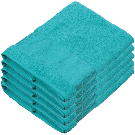 Полотенце банное, 70х130 см, Cleanelly Сфарцосо, 460 г/кв.м, бирюзовое ПЦ-3501-2534 332