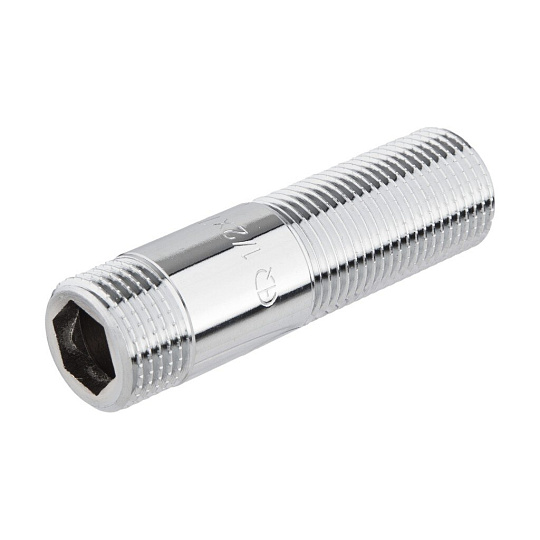 Сгон 1/2"-125, ш-ш, латунь, AquaLink