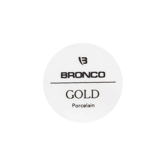 Чайная пара фарфор, 2 предмета, на 1 персону, 200 мл, Bronco, Gold, 263-1077