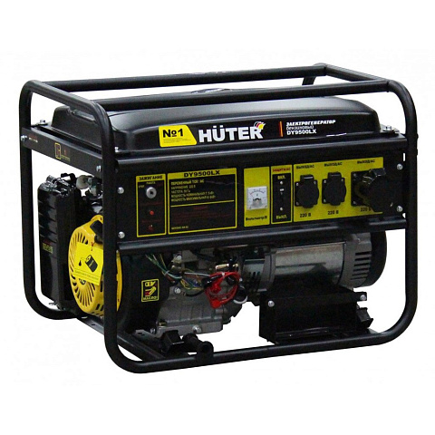 Генератор бензиновый Huter DY9500LX, 7.5 кВт