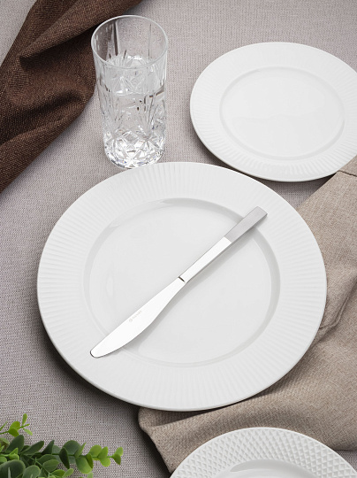 Нож нержавеющая сталь, 2 предмета, столовый, Daniks, Alta