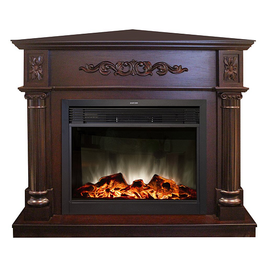 Электрокамин RealFlame, Silvia Corner 26 AO, Moonblaze LUX/DELUX BL