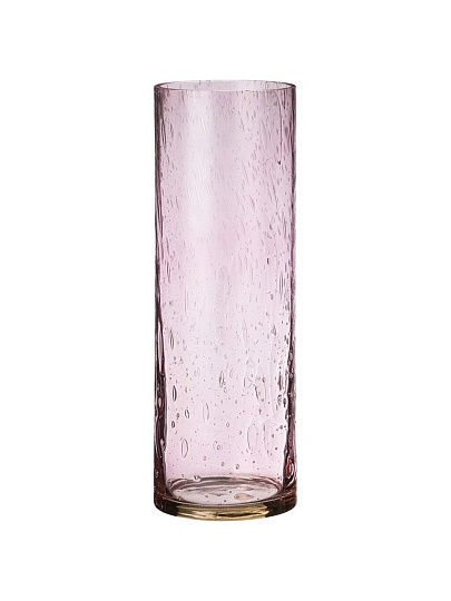 Ваза стекло, настольная, 30 см, Muza, Perfetti Rose, 380-618