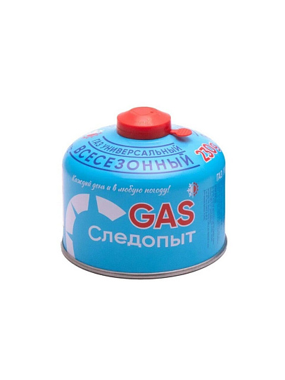 Газовый баллон резьбовой, 230 г, всесезонный, Следопыт, PF-FG-230R