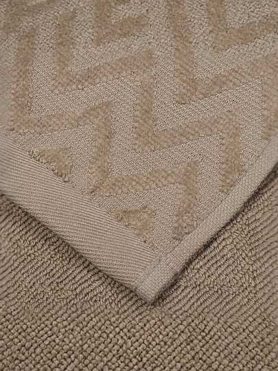 Полотенце кухонное махровое, 30х30 см, 450 г/м2, 100% хлопок, Silvano, Navy, коричневое, Узбекистан