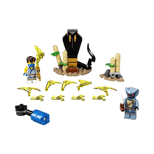 Конструктор Lego, Ninjago, Легендарные битвы: Джей против воина-серпентина, 5-7 лет, 69 деталей, 71732