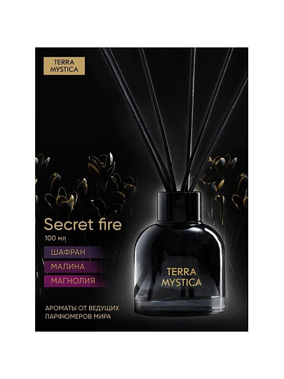 Аромадиффузор Breesal, 100 мл, Terra Mystica «Secret fire» Тайный огонь, BR0005