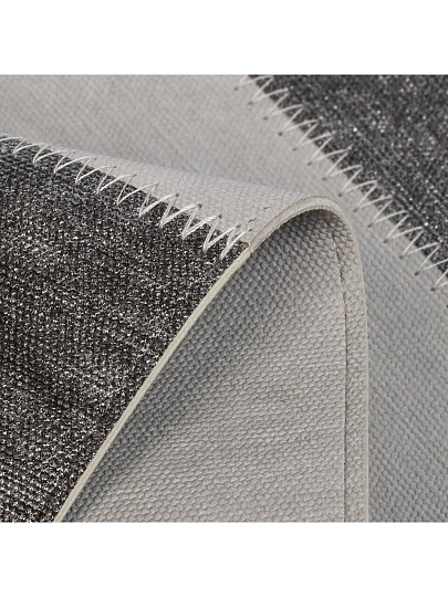 Салфетка декоративная 45х30 см, прямоугольная, серая, Patchwork, DMP12