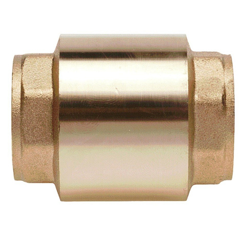 Клапан обратный 1/2'', г-г, шток латунь, AquaLink