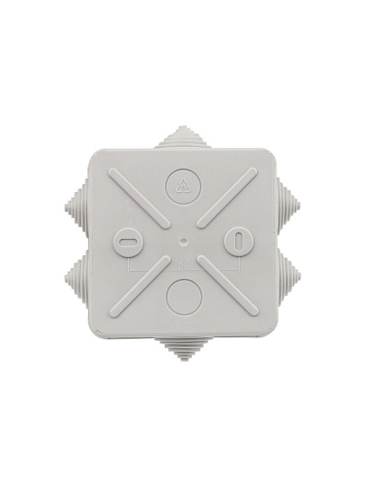 Коробка распаячная, полипропилен, открытая, 100х100х50 мм, Rexant, IP55, 28-3056