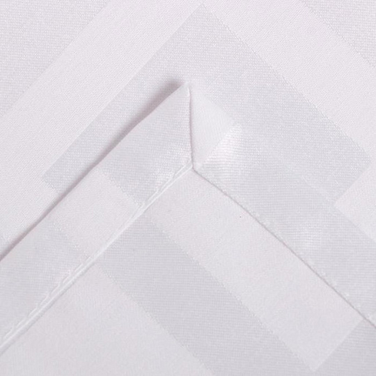 Скатерть «Этель» Geometry 150*250 +/-3см, цв.белый, пл. 192 г/м2, хл с ВГМО, 6974075