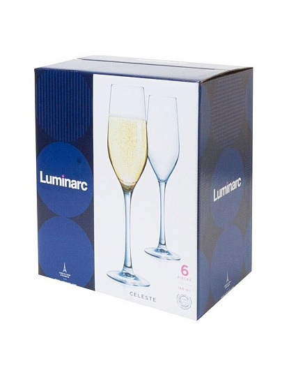 Бокал для шампанского, 160 мл, стекло, 6 шт, Luminarc, Select, L5829