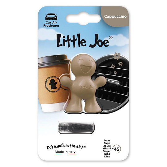 Ароматизатор в машину на дефлектор, сухой 3D, Little Joe, Кофе,EF3963