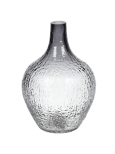 Ваза стекло, настольная, 25х10 см, Твист, Y6-10109