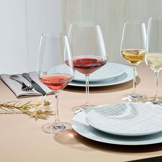 Набор для спиртного 18 предметов, хрустальное стекло, бокал для вина 356 мл 6 шт, бокал для вина 497 мл 6 шт, бокал для шампанского283 мл 6 шт, Schott Zwiesel, Taste, 121868