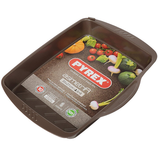 Форма для выпечки с антипригарным покрытием Pyrex Asimetria Bronze AS35RR0, 35х27 см