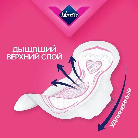 Прокладки женские Libresse, Ultra Super, дневные, 16 шт, мягкая поверхность, 621699
