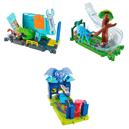 Игровой набор Hot Wheels, Сити с монстрами-злодеями, FNB05, в ассортименте