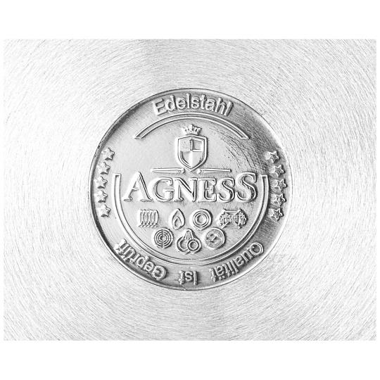 Кастрюля-мантоварка agnessparadise 26x12/26х7,2/26х7,2 см. трехслойное покр granit 936-132