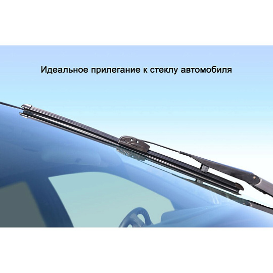 Щетка стеклоочистителя Lucky way, бескаркасная, 17"/43 см, SCHET156