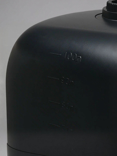 Бак пластик, для душа, 100 л, квадратный, черный, М3271, Альтернатива