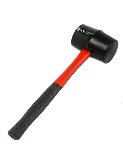Киянка 450 г, резина, рукоятка фибергласовая, Bartex, B0202N/450