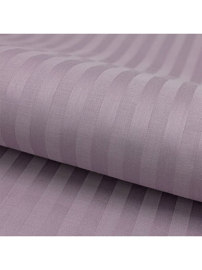 Пододеяльник евро, 200 х 220 см, 100% хлопок, страйп-сатин, сирень, Monocolor, рис.4308