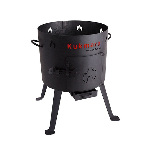 Учаг для казана 4.5 л, съемные ножки, дверца, кочерга, колосник, Kukmara, ук08