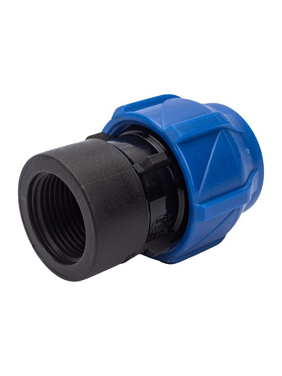 ПНД муфта d25х3/4", внутренняя резьба, соединительная, Valfex