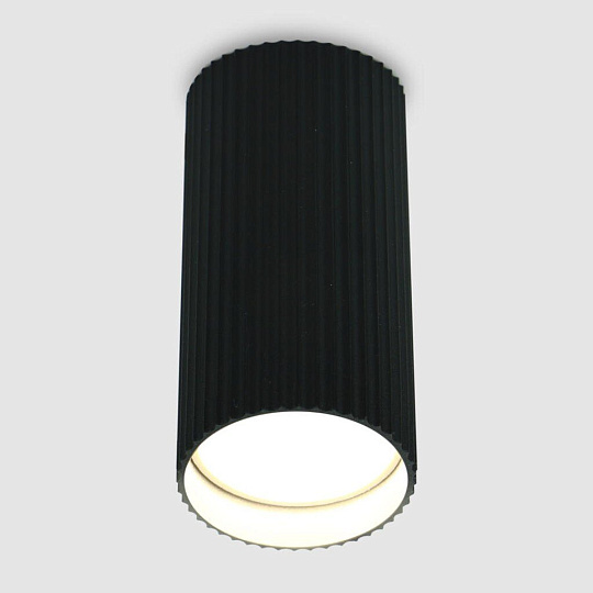 Светильник накладной General Lighting Systems, Полосы, 50 Вт, GU10, на 1 лампочку, IP20, d5.5х10 см, Спот, черный, 661695