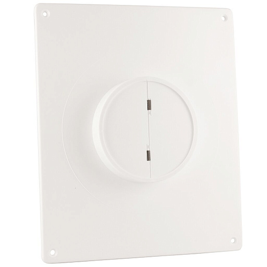 Площадка торцевая пластик, установочный диаметр 120 мм, обратный клапан, Артпласт, ТППОК120