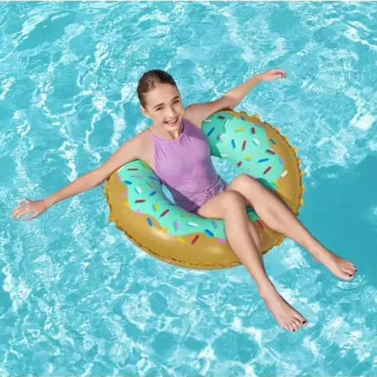 Круг надувной 91 см, Bestway, Sweet Donut, 10 лет, 36 300