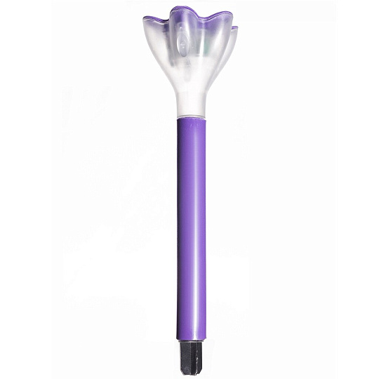Фонарь садовый Uniel, Purple crocus USL-C-417/PT305, на солнечной батарее, грунтовый, пластик, 6х30.5 см