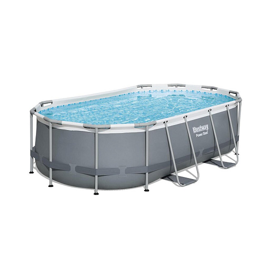 Бассейн каркасный Bestway, 427х250х100 см, Power Steel, 56620BW, фильтр-насос, лестница, 7250 л, поплавок-дозатор
