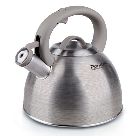 Чайник из нержавеющей стали Rondell Balance RDS-434 со свистком, 3 л