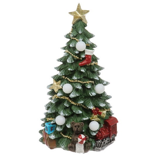 Фигурка декоративная Елка с подствееткой, на батарейках, 12*12*23CM 2*AAA Y4-9512