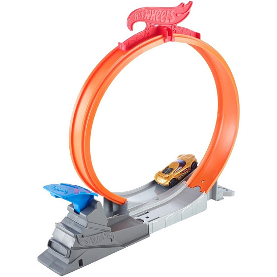 Трасса Hot Wheels, Огненный прыжок/Гиперпетля, FWM85