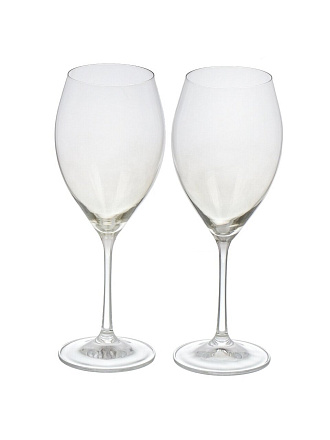 Бокал для вина, 490 мл, стекло, 2 шт, Bohemia, Sophia, графит омбре, 40814/90804/490/2