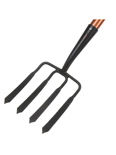 Вилы копальные, четырехрогие, черенок дюралюминиевый, Kopper Tools, ФИ.023.000