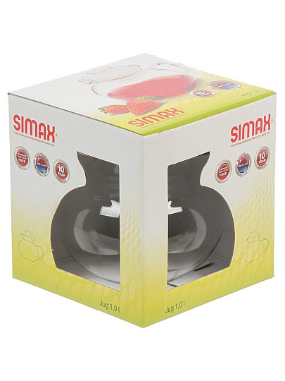 Чайник заварочный стекло, 1 л, Simax, Eva