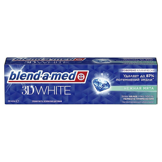 Зубная паста Blend-a-med, 3D White Нежная мята, 100 мл