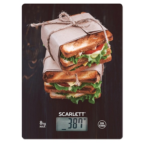 Весы кухонные электронные Scarlett SC-KS57P56 до 8 кг