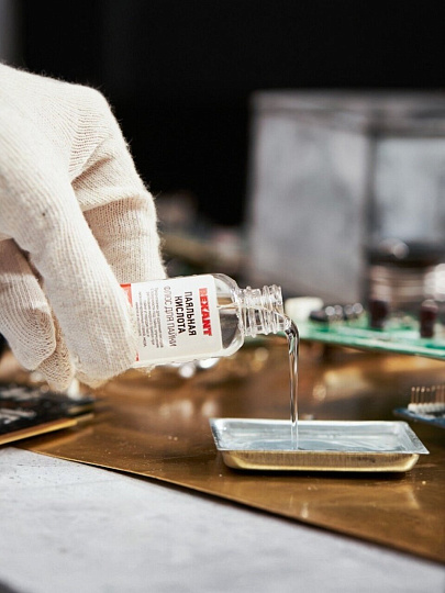 Флюс для пайки Rexant, Паяльная кислота, 30 мл, флакон, 09-3610