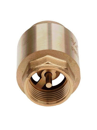 Клапан обратный 3/4", г-г, шток латунь, AquaLink