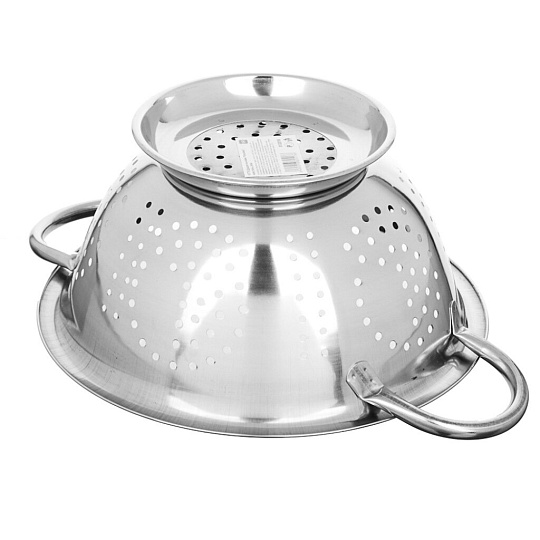 Дуршлаг нержавеющая сталь, 22 см, 1.8 л, на ножке, Vetta, Классика, 812-017